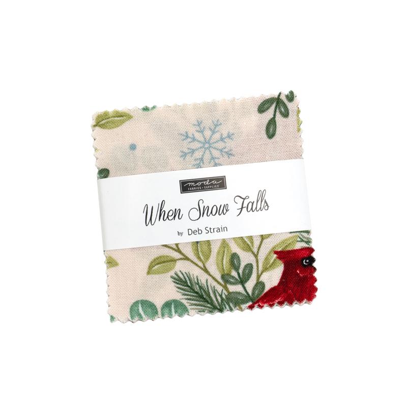 When Snow Falls 56170MC Mini Charm MODA