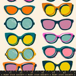 Poolside Too Natural RS5200 11 Ruby Star By the Half Yard