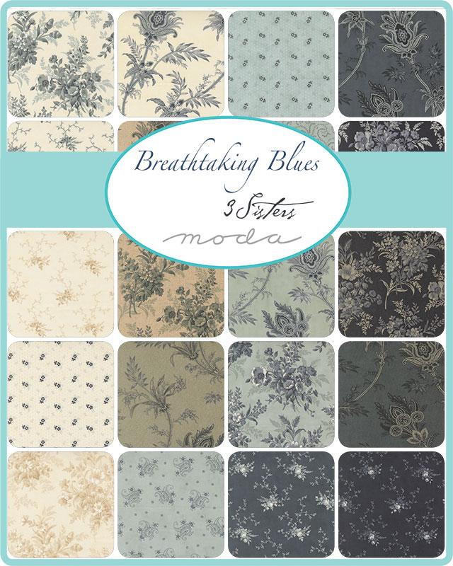 Breathtaking Blues 44400MC Mini Charm Moda