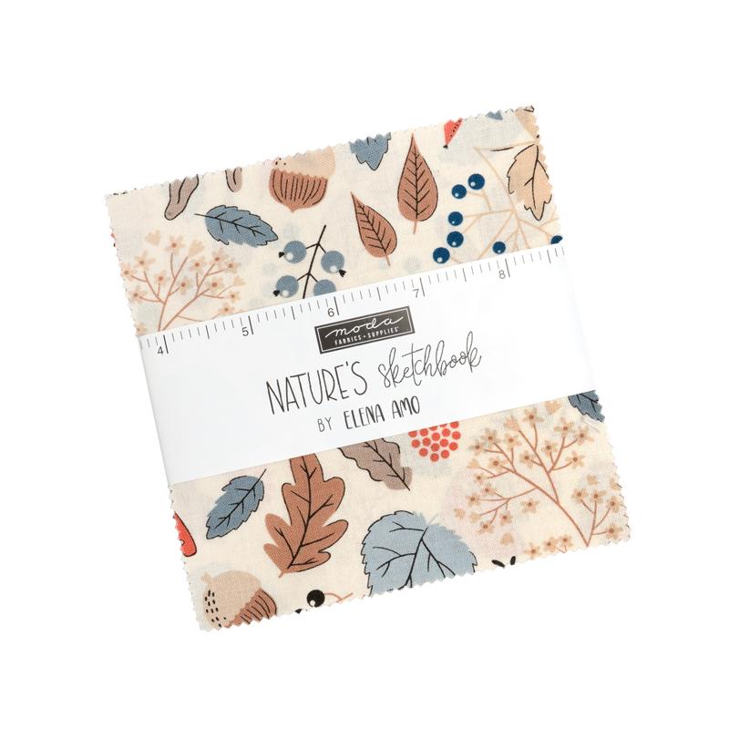 Natures Sketchbook 39070PP Charm Pack Moda.