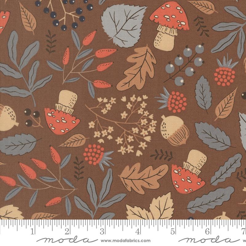 Natures Sketchbook 39070 15 Forest Finds Fall Bark Moda Half Yard