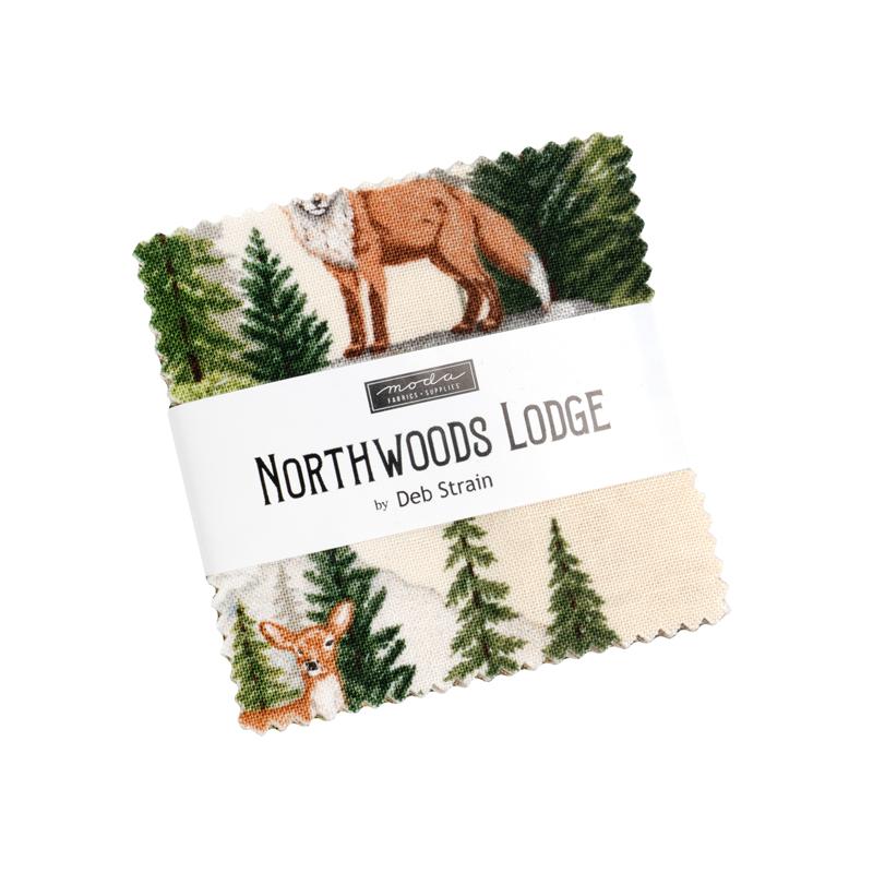 Northwoods Lodge Mini Charm 56190MC MODA