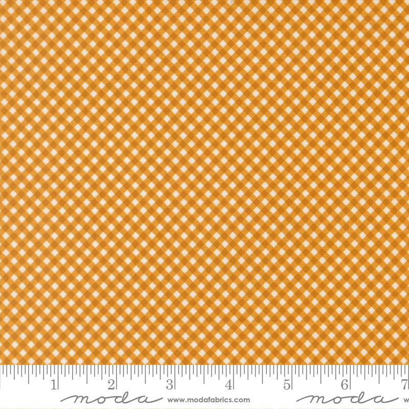 Birch and Willow Gingham Golden 37726 12 Sherri & Chelsi Moda Half Yard