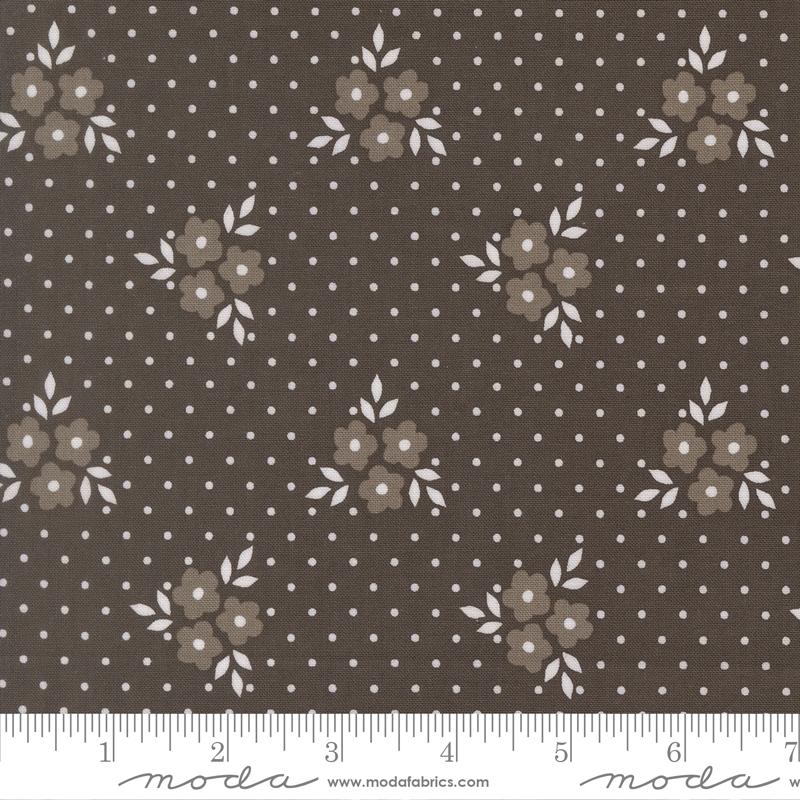 Birch and Willow Autumn Florals Charcoal 37727 18 Sherri & Chelsi Moda Half Yard