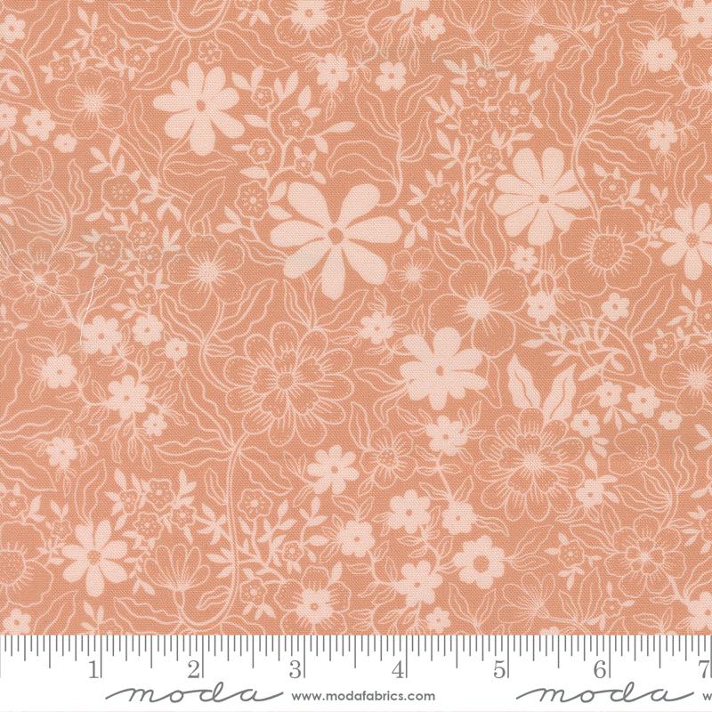 Feather and Forest 14147 13 Pollen Sprinkles Blush Moda Half Yard
