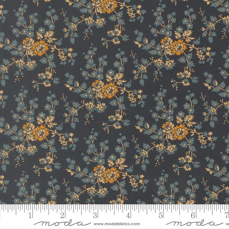 Miss Mollie Tossed Bouquet Indigo 47561 15 Betsy Chutchian Moda Half Yard