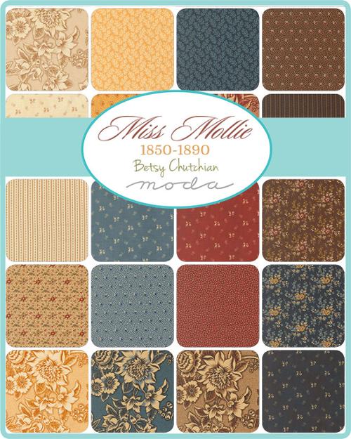Miss Mollie Creek Bottom Indigo 47568 15 Moda Half Yard