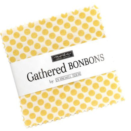 Gathered Bonbons 2.5" Mini Charm 18298MC Moda