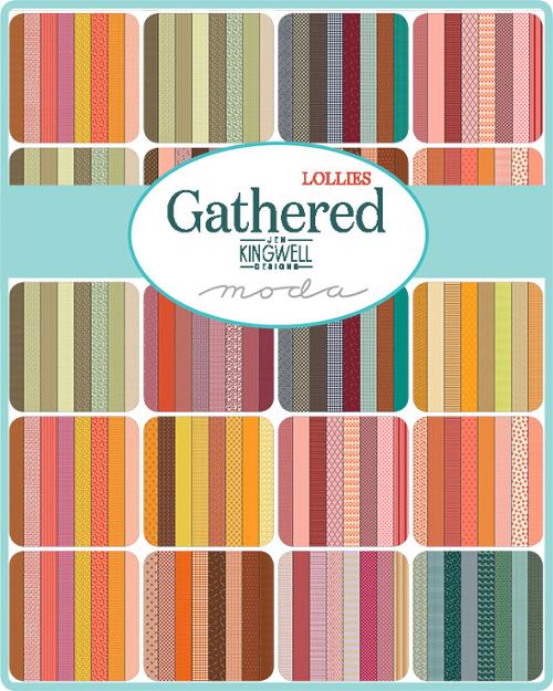 Gathered Lollies Half Yard Bundle 18290HYT GREENS Jen Kingwell Moda