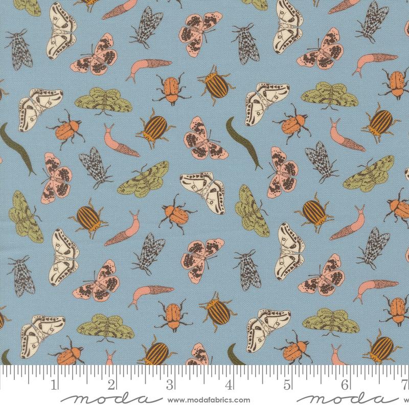Petalush 26165 16 Entomology Novelty Bugs Wind Moda Half Yard