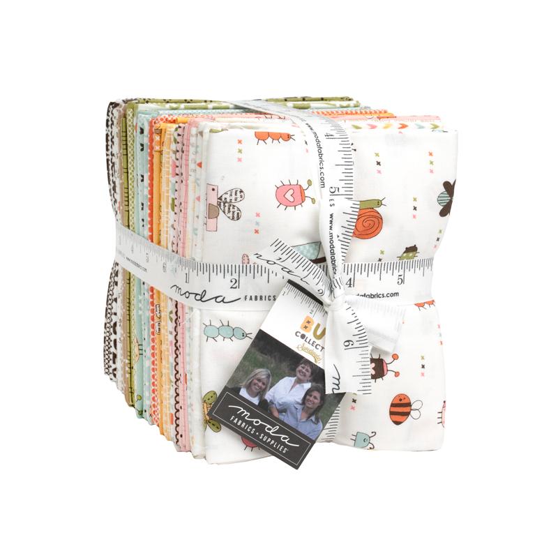 Bug Collector AB Fat Quarter 18" x 21" Sweetwater MODA 55730AB Asst Pieces
