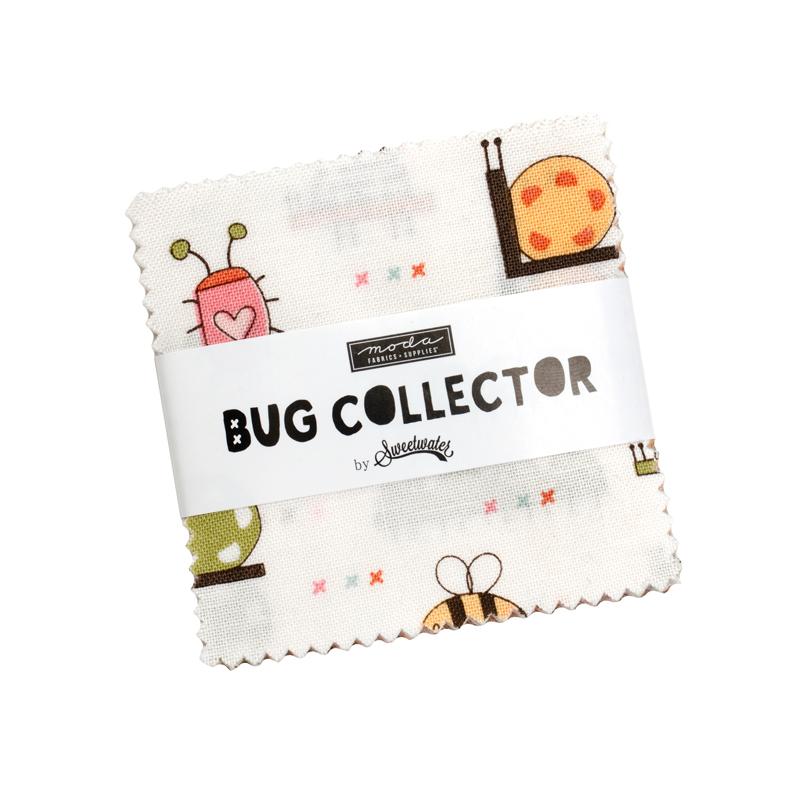 Bug Collector Mini Charm 2.5x2.5 Sweetwater MODA 55730MC 42 Asst Pieces