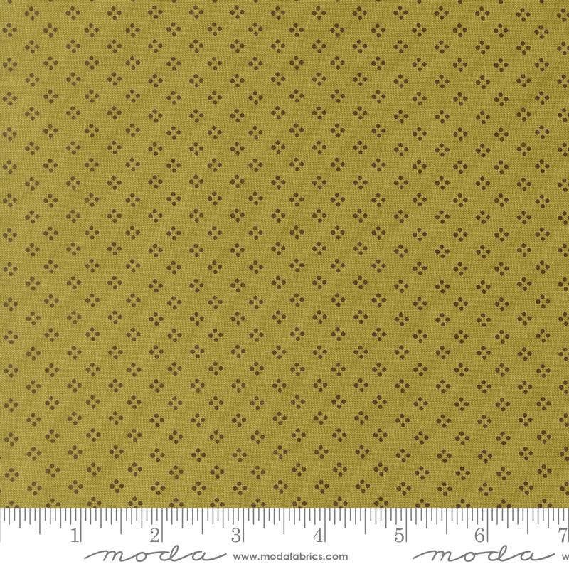 Bug Collector Dot Dot Dot Leaf 55736 27 Sweetwater Moda Half Yard
