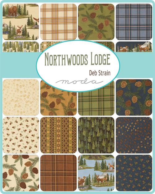 Northwoods Lodge Quilt Fat Quarter 56190ABQC Deb Strain Moda