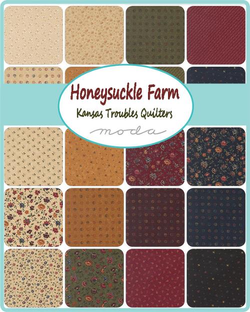Honeysuckle Farm 5" Charm Pack 9850PP Kansas Troubles Quilters Moda