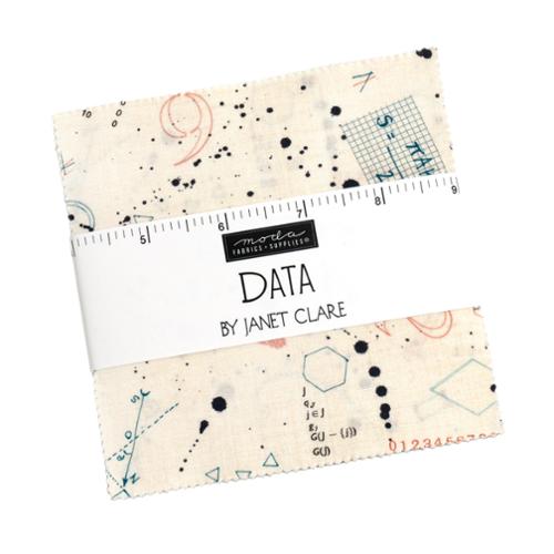 Data 5" Charm Pack Janet Clare 24670PP Moda