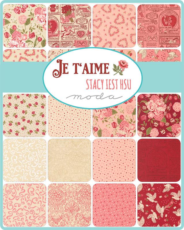 Je Taime Panel Lace 20998 11 Doily Panel  Moda Half Yard