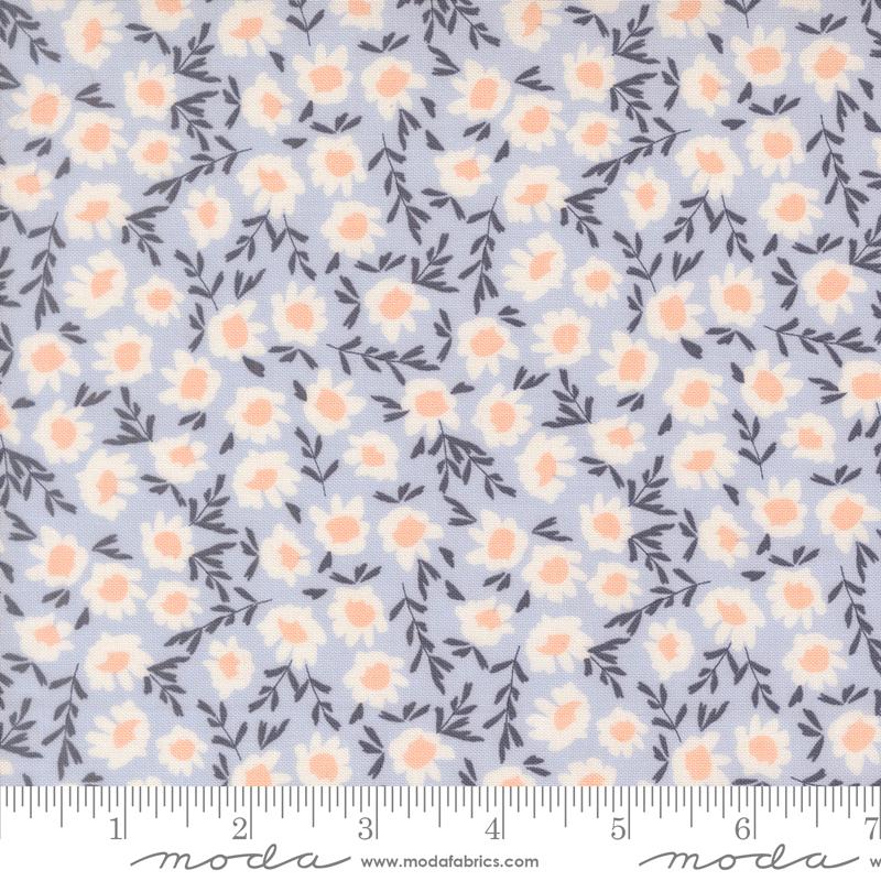 Wildbriar Blossoms Florals Sky Sweetfire Road MODA 43222 16 HALF YARD