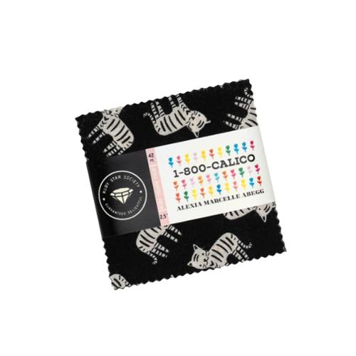 1-800-Calico 2.5" Mini Charm RS4165MC Sarah Watts Ruby Star