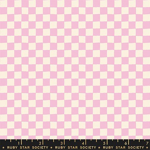 1 800 Calico Block Print Checks and Plaids Blender Ruby Star Peony MODA RS4167 11 HALF YARD