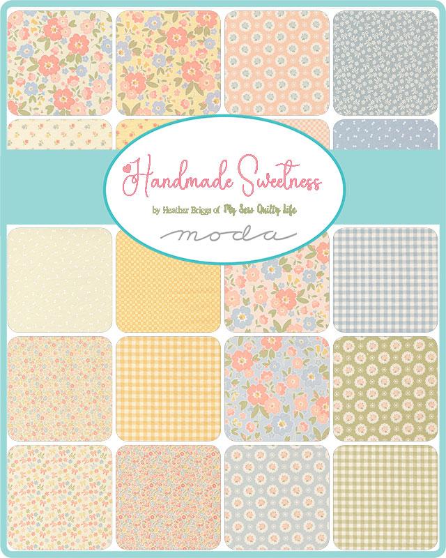 Handmade Sweetness 31794 15 Blush Posies Florals Moda Half Yard