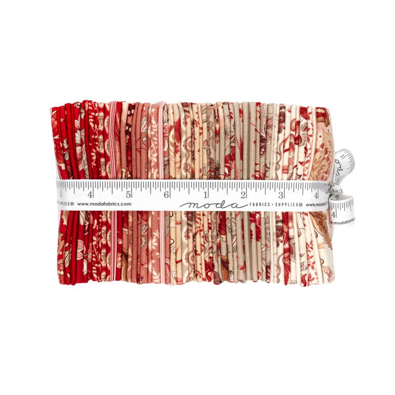 Le Jardin Rouge 40 Fat Quarter 36150AB French General Moda