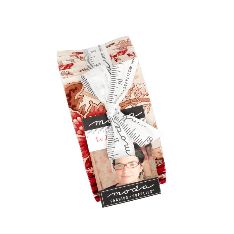 Le Jardin Rouge Jelly Roll® French General MODA 36150JR 40 Asst Pieces