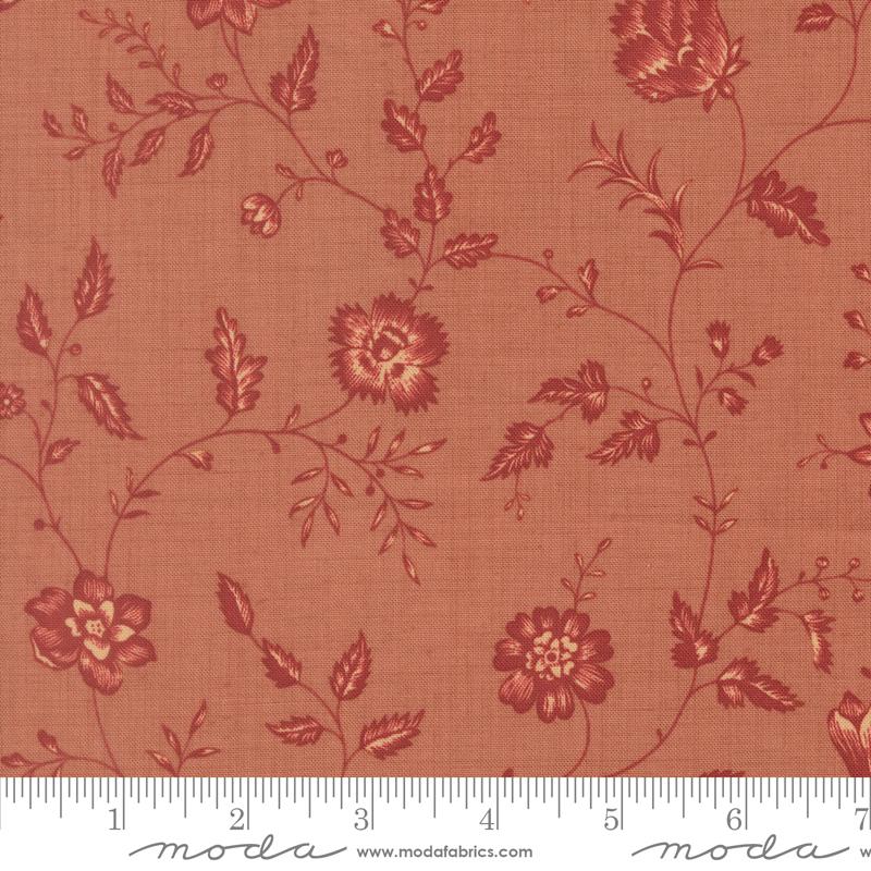 Le Jardin Rouge Clay 36155 12 MODA Half Yard