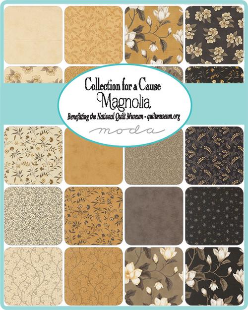 Collections Magnolia Midnight Scroll Onyx 46286 17 Howard Marcus Moda Half Yard
