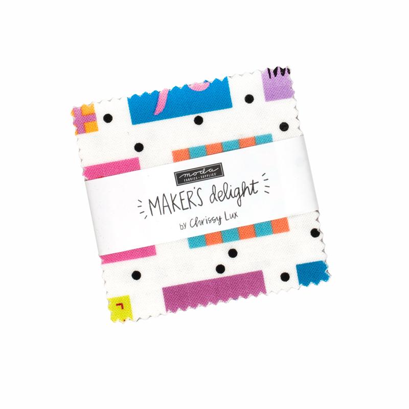 Makers Delight Mini Charm 2.5X2.5 Chrissy Lux MODA 28100MC 42 Asst Pieces