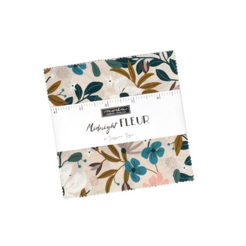 Midnight Fleur 5" Charm Pack 38170PP Jessica Rose Moda