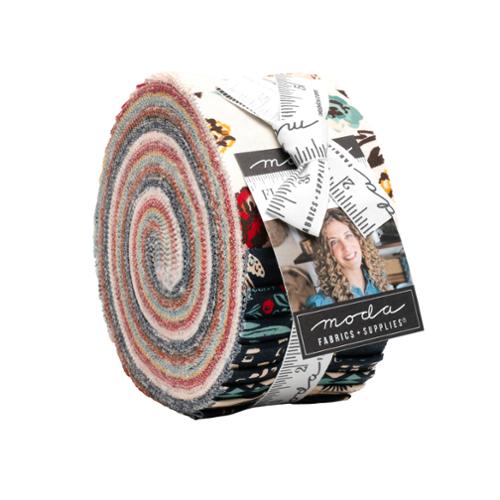 Flora Thread 2.5" Jelly Roll 45680JR Fancy That Design House Moda