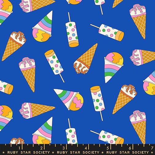 Sugar Cone2 RS3108 15 Blue Ribbon  MODA Half Yard