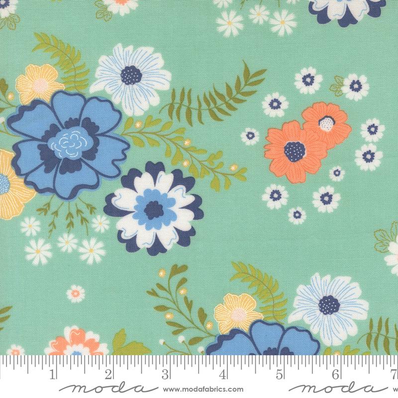 Catching Sunshine 47020 15 Aqua Moda Half Yard