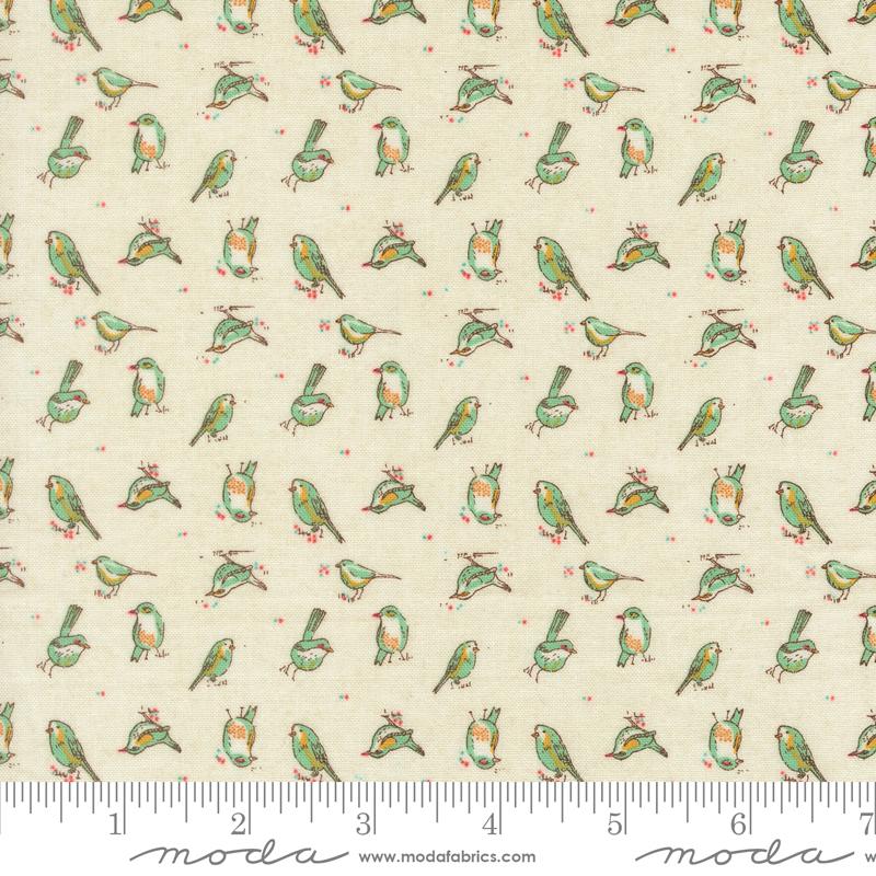 Sorrel Orlo Birdie 30793 11 Cream Moda Half Yard