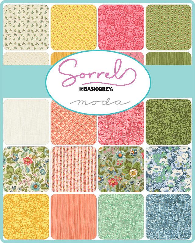Sorrel Islay Cream 30790 11 Florals Moda Half Yard