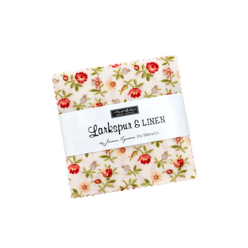 Larkspur and Linen 35450MC Mini Charm Moda 42 Pcs