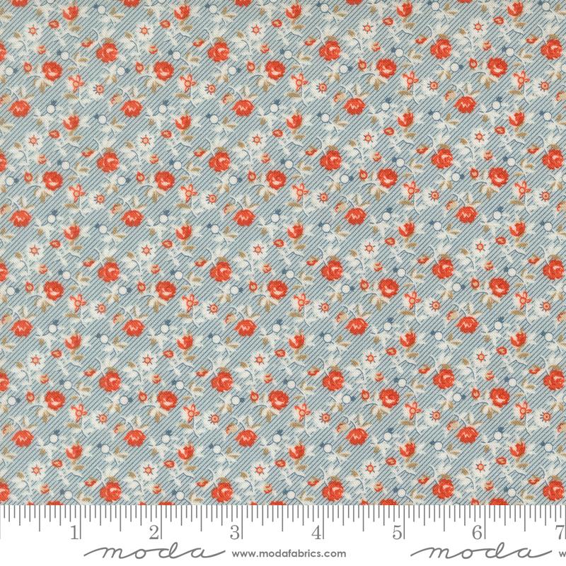 Larkspur and Linen 35455 24 Sky Moda Half Yard