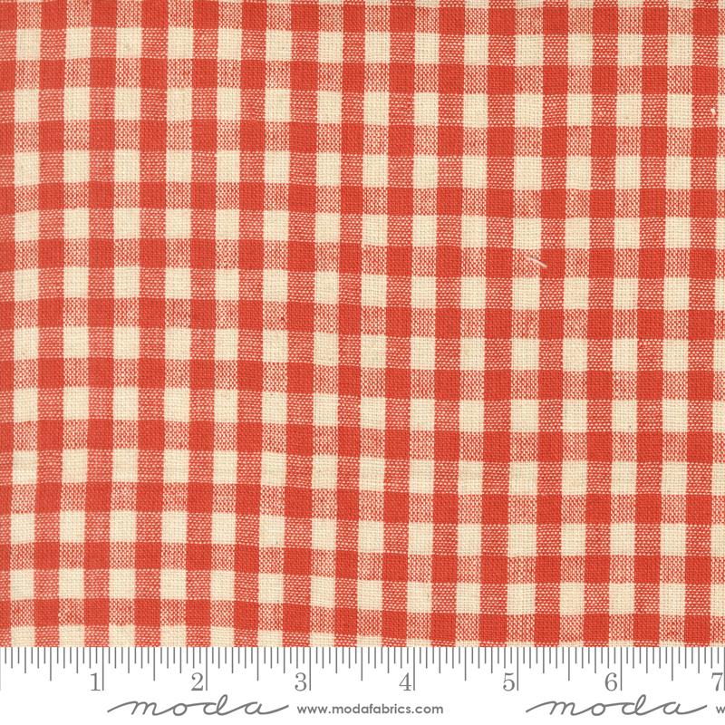 Larkspur Linen Wovens 12226 17 Brick Moda Half Yard
