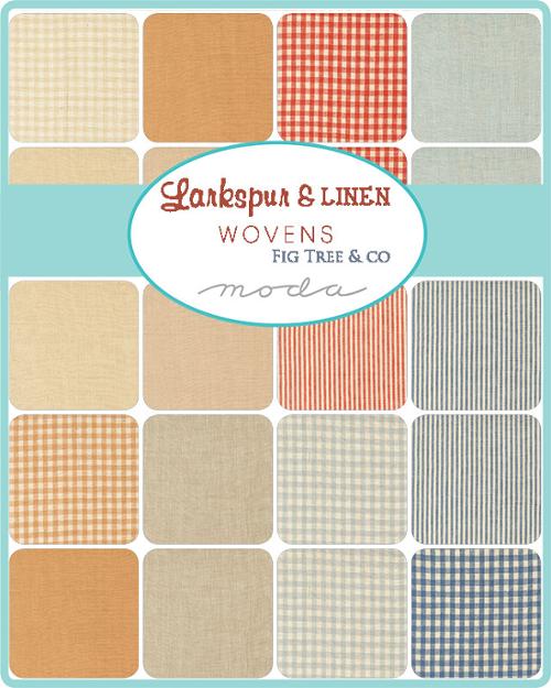 Larkspur Linen Wovens 12226 11 Almond Moda Half Yard