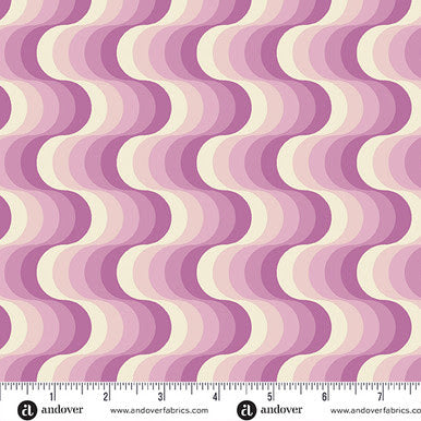 GROOVE BUBBLEGUM BIRDIE LIBS ELLIOTT ANDOVER FABRICS A1136P HALF YARD