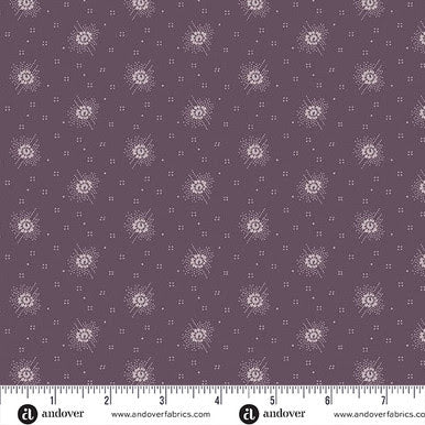 LITTLE GEMS POLKS ROSE LAVENDAR ANDOVER FABRICS A-1268-P HALF YARD