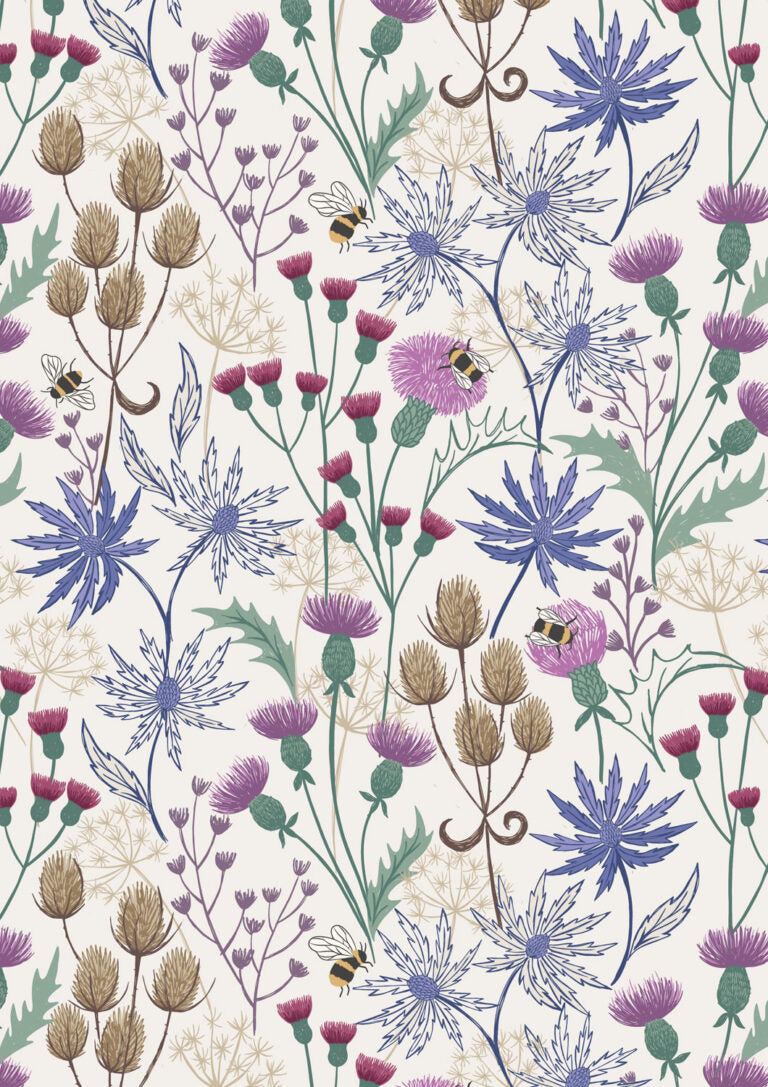Wide Widths 108" Thistle Meadow WW30 Lewis & Irene Per 1 Yard