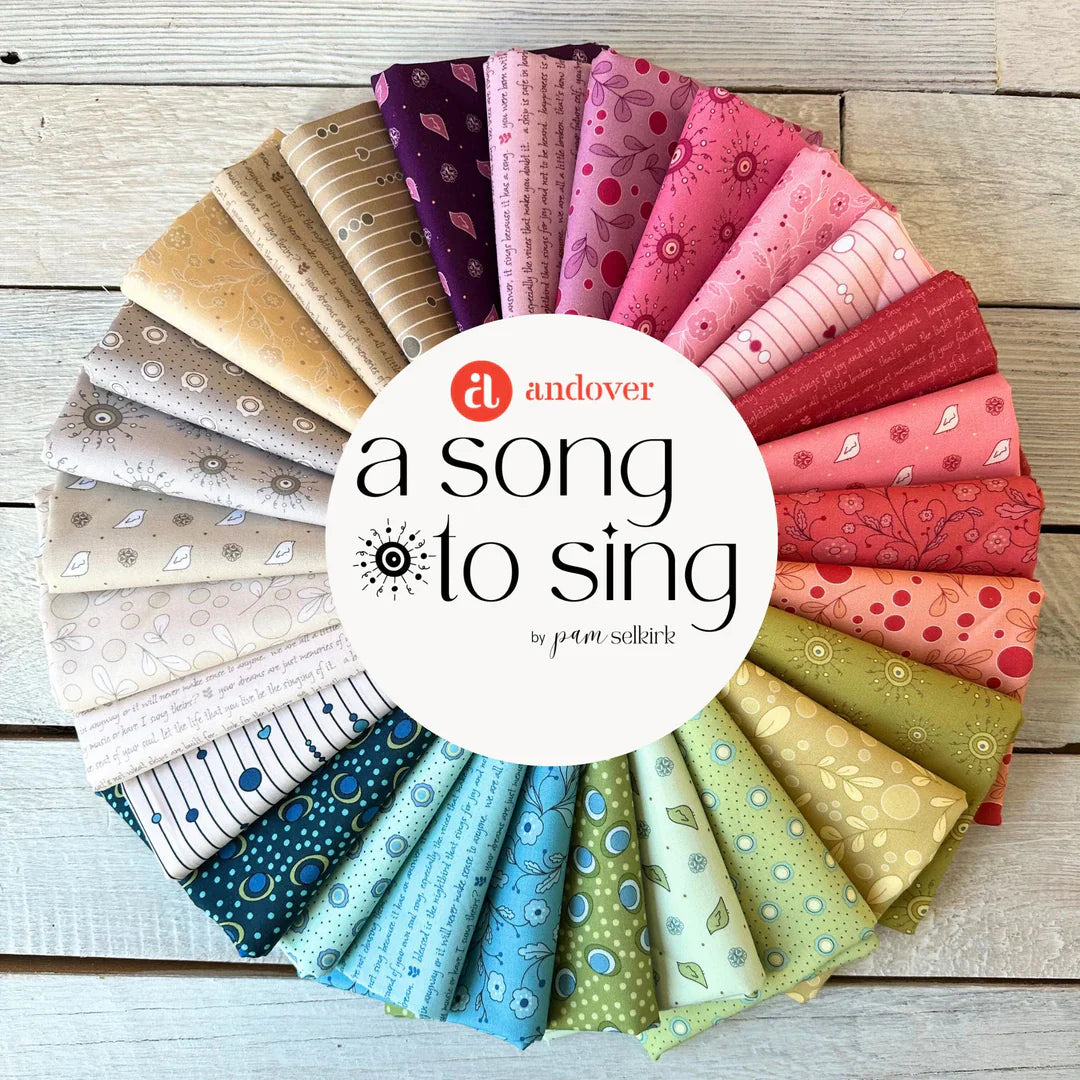 A Song to Sing 2.5 Inch Strip Rolls (Jelly Roll) 2S-SONG-X Andover