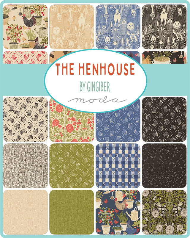 The Henhouse 2.5 Mini Charm Pack by Gingiber Moda
