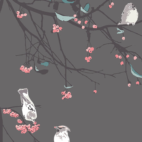 Blithe Bird Songs Moon BLI-75606 Katarina Roccella Art Gallery Half Yard