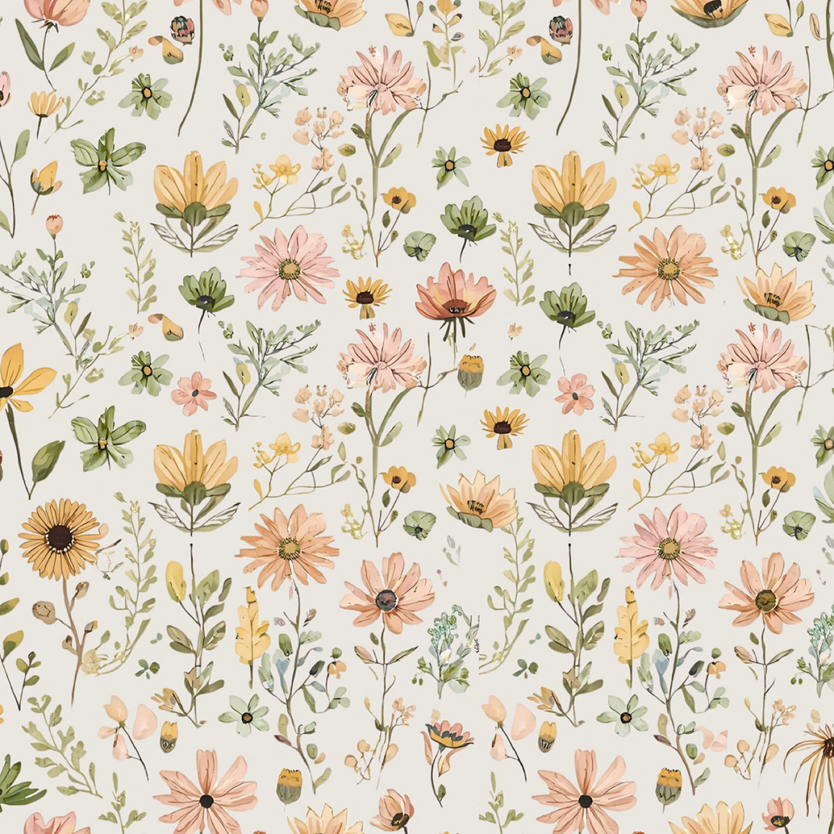 Wildwood Whimsy Fawn Spot Cream BQ3207-14 Juliah Tiedemann Blank Quilting Half Yard