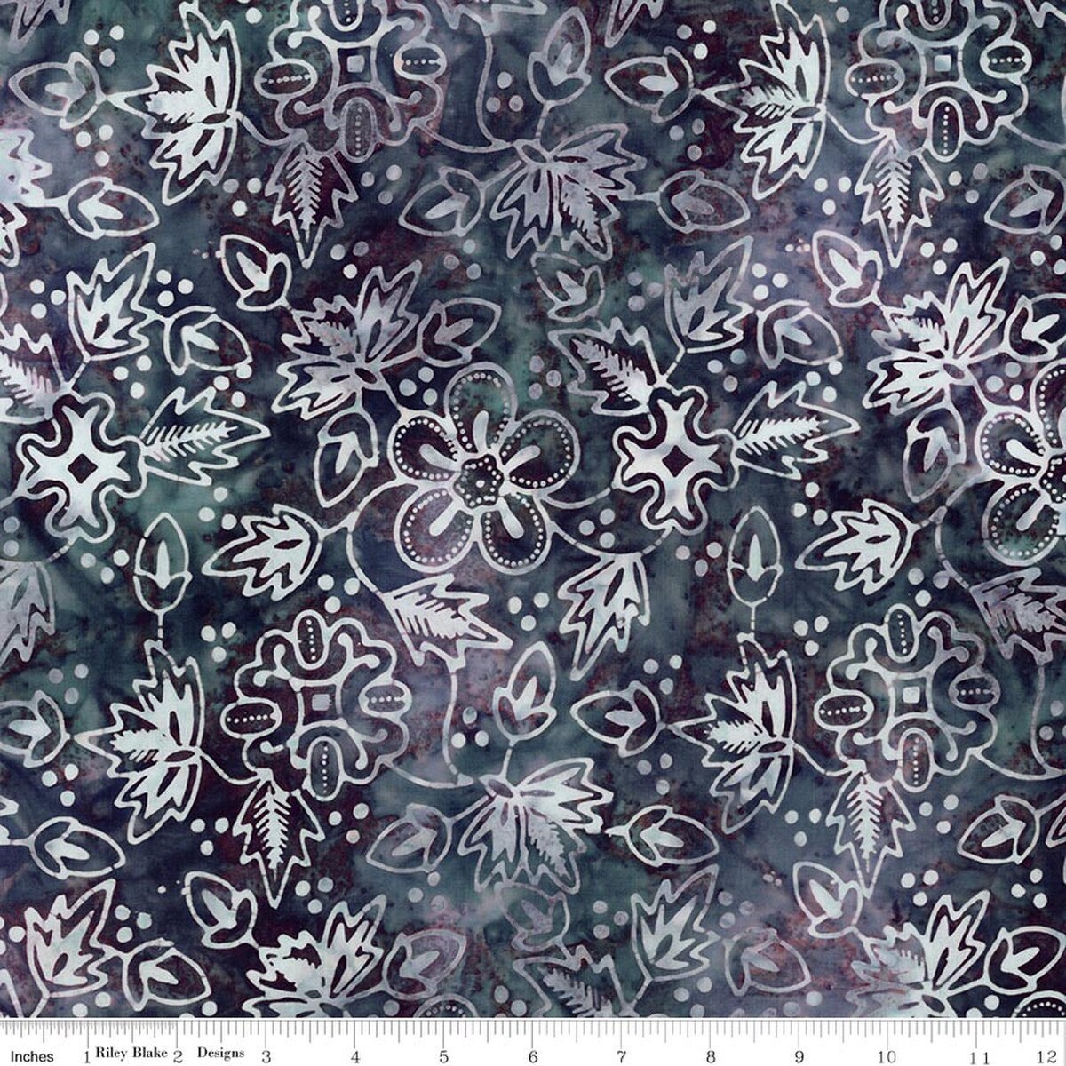 Batiks Gray & Golden Arabella Dark Side of the Mood Riley Blake Designs BT23520-709 Half Yard