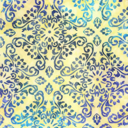 Batiks Swirl the Rainbow BT23561-662 With a Twist Riley Blake Half Yard