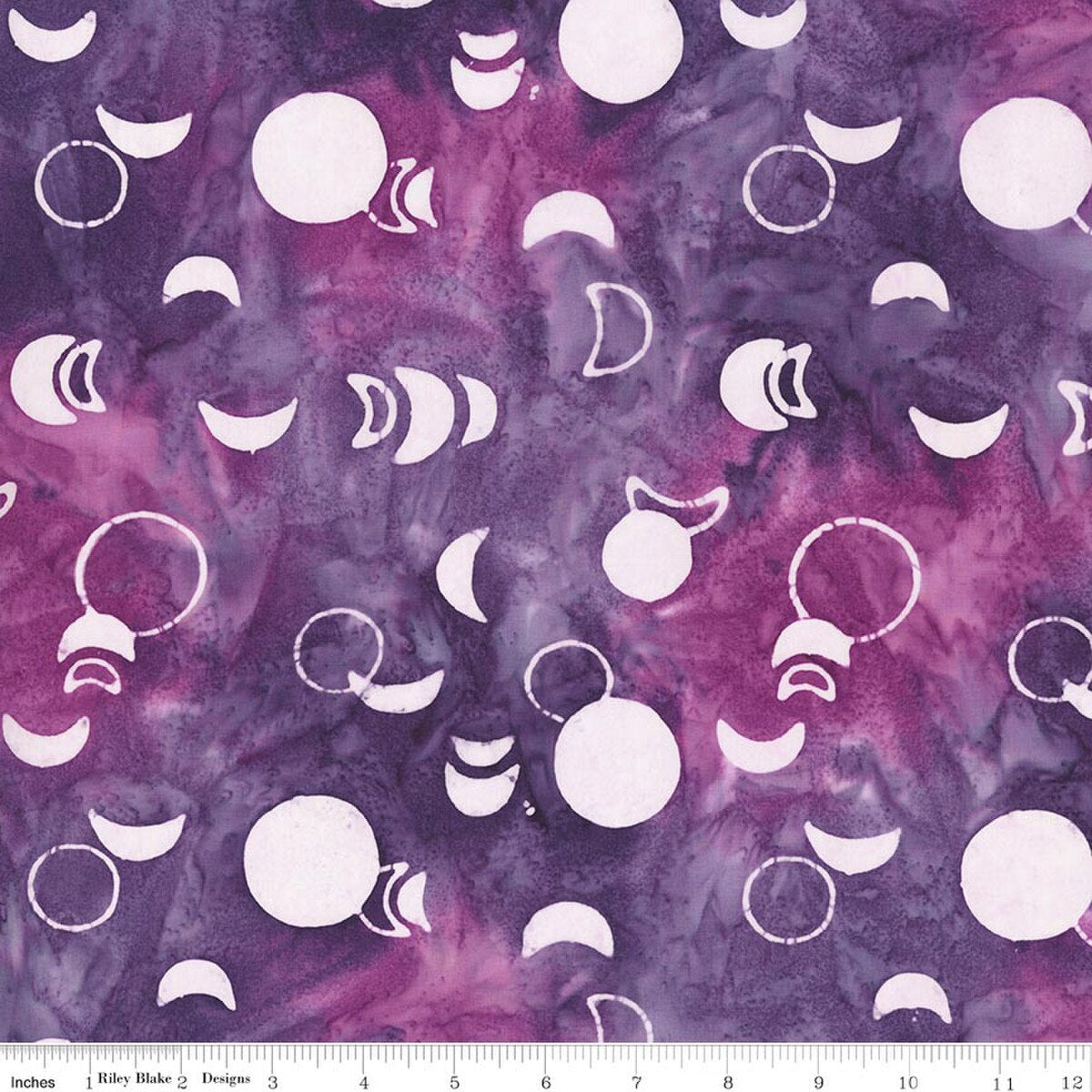 Batiks Stellar BT23870-178 Grape Soda Fran Gulick Riley Blake Half Yard